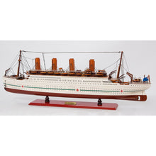 Load image into Gallery viewer, Hand Painted Model Boat (624246) - White / Dark Brown
