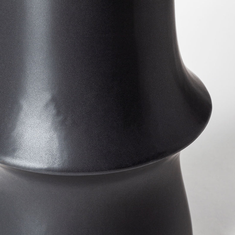 Abstract Cylinder Table Vase (397544) - Black