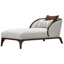 Load image into Gallery viewer, Houston - Chaise - Pebble / Walnut
