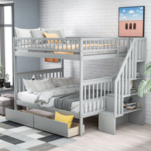 Load image into Gallery viewer, Bunk Bed With Staircase
