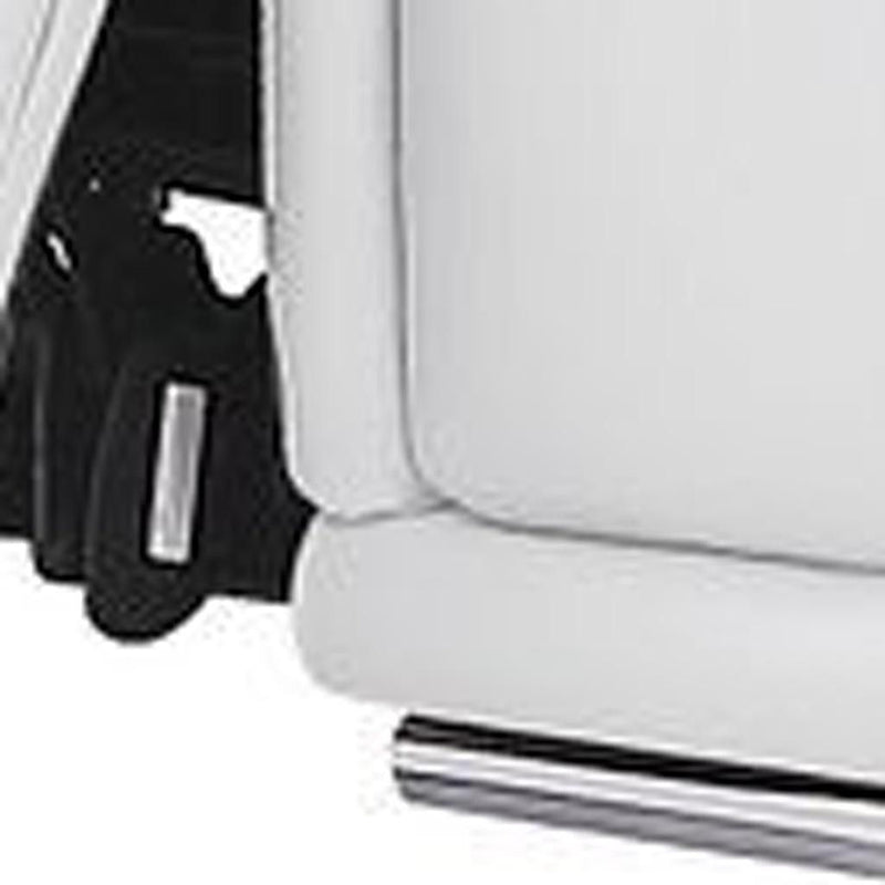 Leather Modular L Shaped Five Piece Corner Sectional - White