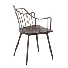 Load image into Gallery viewer, Winston - Farmhouse Style / Dining Chair - Brown / Dark Walnut

