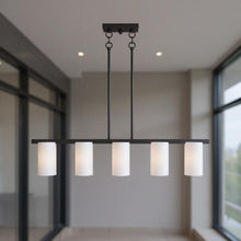 Load image into Gallery viewer, 5 Light Dimmable Chandelier With Shades - Bronze
