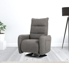 Load image into Gallery viewer, Fabric Modern Recliner Chair - Gray
