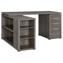 Load image into Gallery viewer, Tona - L-Shape Computer Desk With 3 Drawers And 5 Shelves
