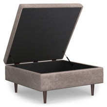 Load image into Gallery viewer, Shay - Large Square Coffee Table Storage Ottoman Mid-Century Style
