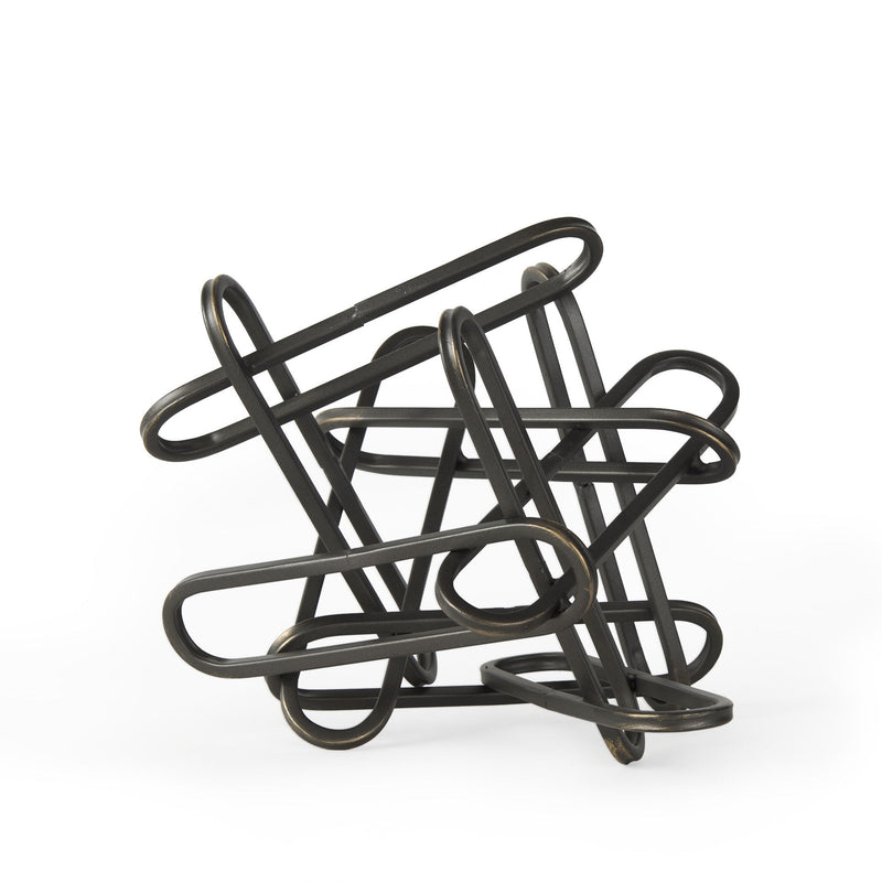 Abstract Tabletop Sculpture (608733) - Black