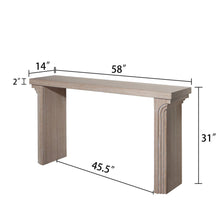 Load image into Gallery viewer, Console Table With Decorative Molding
