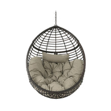 Load image into Gallery viewer, Hanging Basket Chair With Metal Frame And Seat Cushion
