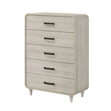 Load image into Gallery viewer, 5 Drawer Tall Chest Storage Furniture With Ample Drawer Space - Antique White

