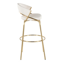 Load image into Gallery viewer, Jie - Fixed Height Contemporary Barstool With Swivel With Round Footrest (Set of 2)
