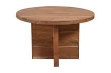 Load image into Gallery viewer, 48" Rounded Solid Wood Dining Table - Natural
