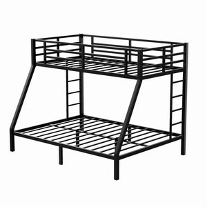 Metal Twin XL over Queen Bunk Bed for Teens and Adults,Space-Saving/Noise Reduced/No Box Spring Needed, Old SKU W1307S00013 (Expect arrive date 2024/3/24)