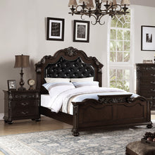 Load image into Gallery viewer, 3 Piece Bedroom Set With Tufted Headboard And 2 Nightstands
