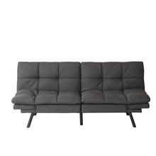 Load image into Gallery viewer, Convertible Memory Foam Futon Couch Bed, Modern Folding Sleeper Sofa-SF267FADGY
