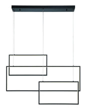 Load image into Gallery viewer, Candle Style Three Light Metal LED Dimmable Chandelier - Black
