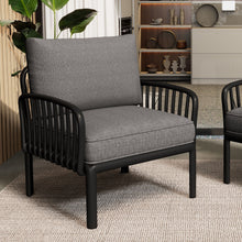 Load image into Gallery viewer, Outdoor Patio Club Chair, Waterproof Thick Cushion Deep Seating
