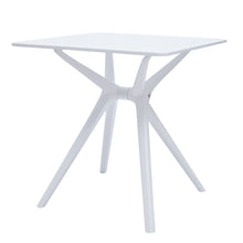 Load image into Gallery viewer, 28" Heavy Duty Plastic Trestle Base Dining Table - White
