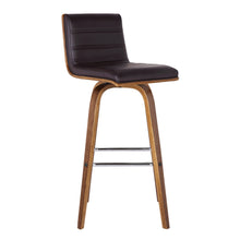 Load image into Gallery viewer, Swivel Low Back Bar Height / Bar Chair - Brown
