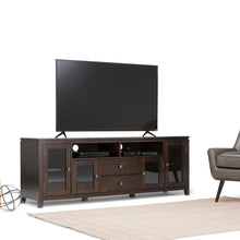 Load image into Gallery viewer, Cosmopolitan - Wide TV Media Stand - Mahogany Brown
