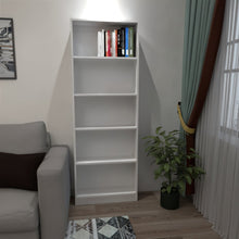 Load image into Gallery viewer, Five Tier Bookcase (546593) - White
