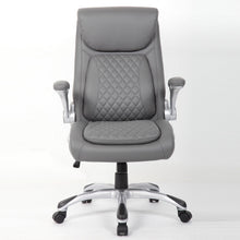 Load image into Gallery viewer, High Back Ergonomic Executive Office Chair, Adjustable Height And Lumbar Support For Home &amp; Office - Antique Gray

