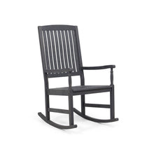 Load image into Gallery viewer, Muse - Outdoor Acacia Rocking Chair With Slat Design - Teak
