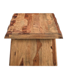 Load image into Gallery viewer, 51" Solid Wood Live Edge Coffee Table - Brown
