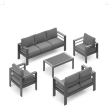 Load image into Gallery viewer, Outdoor Patio Set, All-Weather With Thick Cushions
