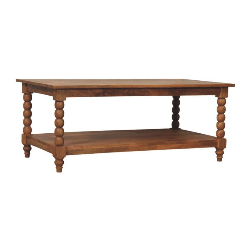 Solid Wood Solid Coffee Table (725185) - Brown