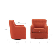 Load image into Gallery viewer, Adele - Swivel Chair With Button Tufted Back

