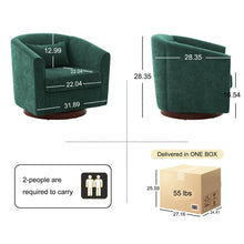 Load image into Gallery viewer, Swivel Accent Chair For Living Room, Sofa Chairs With Base Side For Living Room
