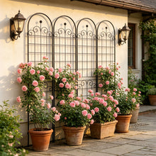 Load image into Gallery viewer, Metal Garden Trellis For Climbing Plants Outdoor Rustproof Plant Support Rose Trellis Netting Trellis

