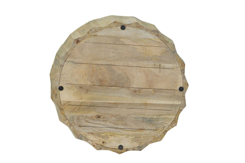 Round Drum Coffee Table (745558) - Natural