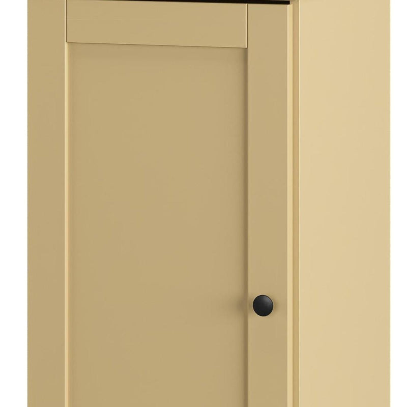 Ten Pair Solid Woodshoe Storage Cabinet (752116) - Yellow