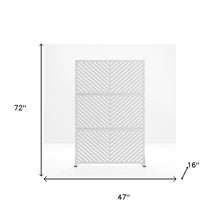 Load image into Gallery viewer, Three Panel Screen Room Divider (720068) - White
