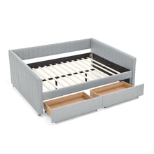 Load image into Gallery viewer, Upholstered Queen Daybed With 2 Drawers
