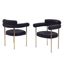 Load image into Gallery viewer, Upholstered Accent Dining Chairs With Armrests (Set of 2)
