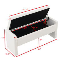 Load image into Gallery viewer, Modern Upholstered Large Bed End Bench With Storage
