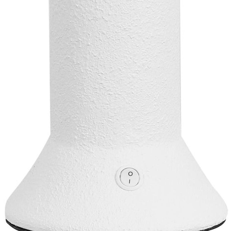Geometric Table Lamps With Globe Shades (Set of 2) - White