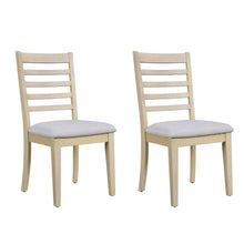 Load image into Gallery viewer, Upholstered Armless Chairs With High Ladder Back

