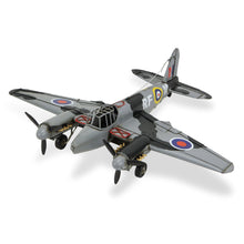 Load image into Gallery viewer, Hand Painted Model Airplane Tabletop Sculpture - Black / Gray
