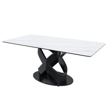 Load image into Gallery viewer, Rectangular Dining Table - Black / White
