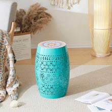 Load image into Gallery viewer, Ruby - Boho Mosaic Side Table With Ceramic Tile Top
