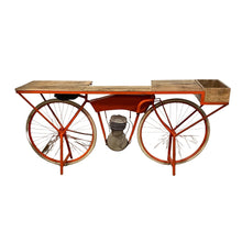 Load image into Gallery viewer, 72" Flying Merkel Motorcycle Bar Cart - Orange
