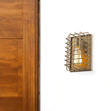 Load image into Gallery viewer, Light Cage Wall Sconce - Gold
