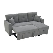 Load image into Gallery viewer, Sleeper Sectional With Pull Out Bed, Reversible Chaise
