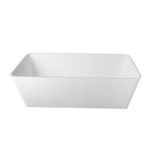Load image into Gallery viewer, Freestandingn And Solid Surface, Soaking Bathtub For Bathroom - Matte White
