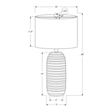 Load image into Gallery viewer, Lighting, Table Lamp, Resin, Transitional - Cream
