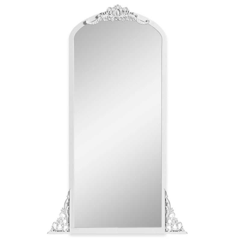 67" Wood Framed Full Length Mirror - White